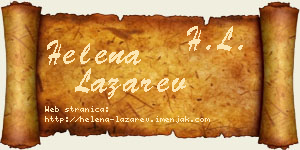 Helena Lazarev vizit kartica